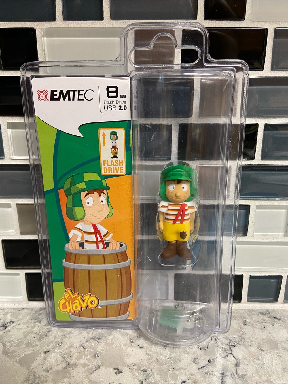 El Chavo Green/Yellow Flash Drive USB 2.0 - 8GB